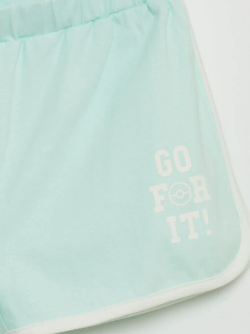 Ensemble pyjama court 'Pokémon'   2 pièces   Bleu