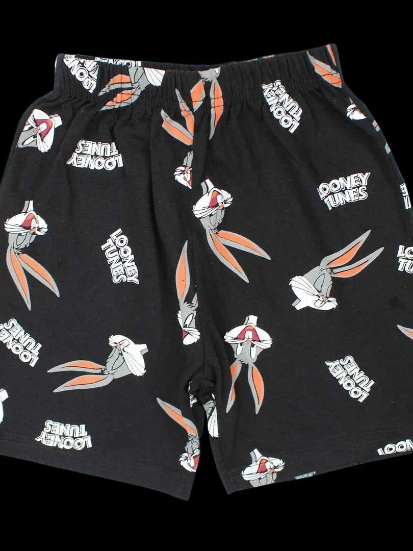 Looney Tunes   Ensemble ​​T shirt short garçon Imprimé Looney Tunes   Blanc