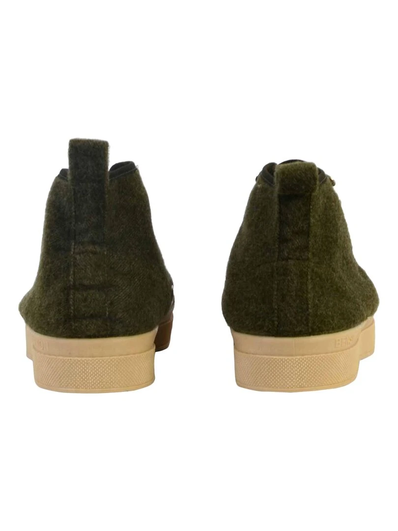 Tennis Lacets Bensimon Stella Wool   Vert