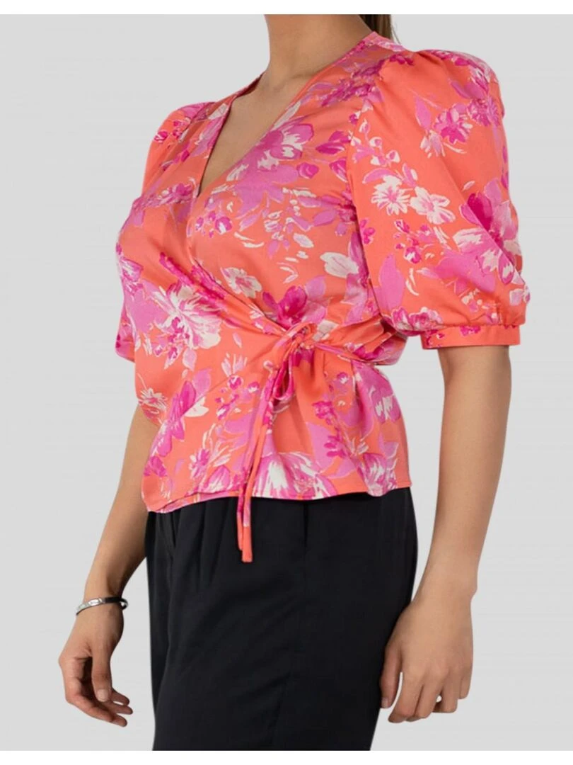 Blouse imprimé Kebello   Rose