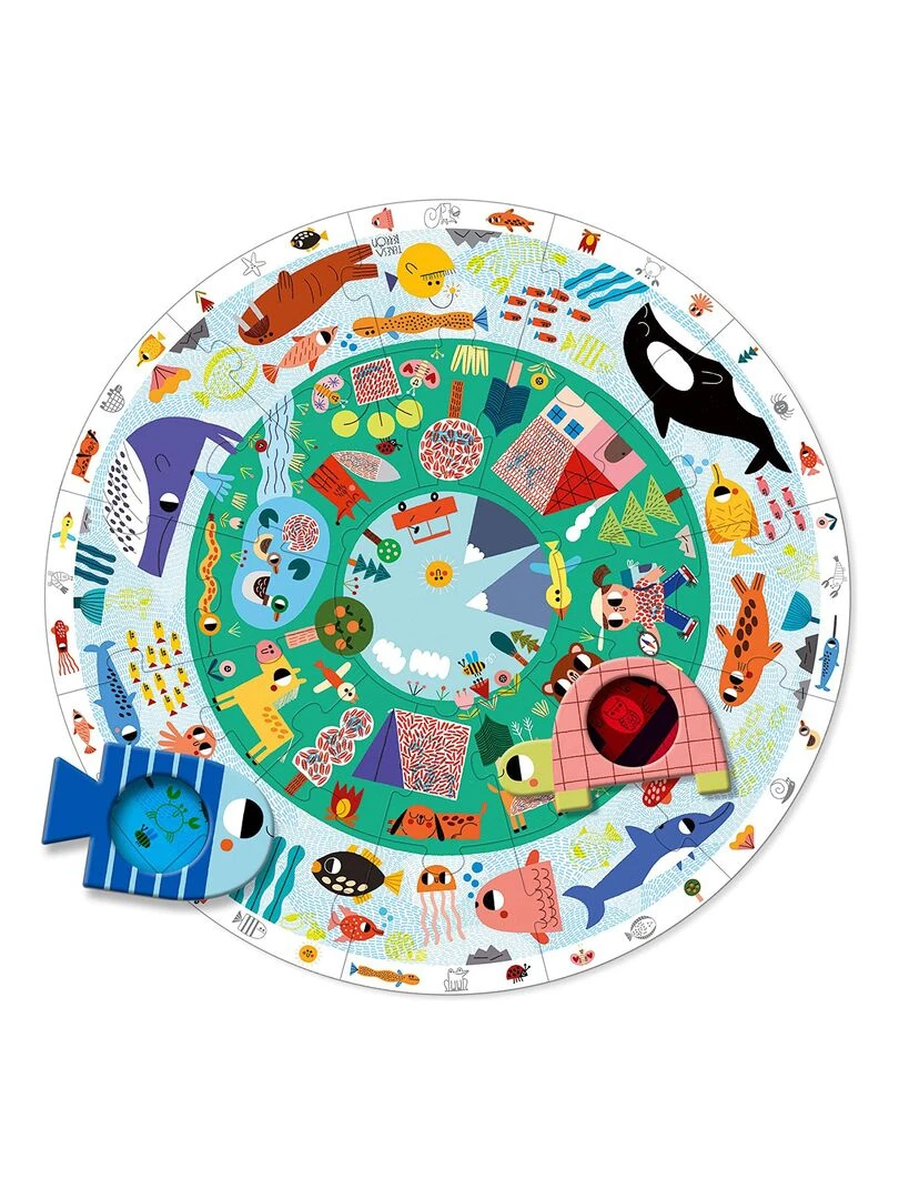Puzzle Rond Xxl Animaux (25 Pièces) N/A
