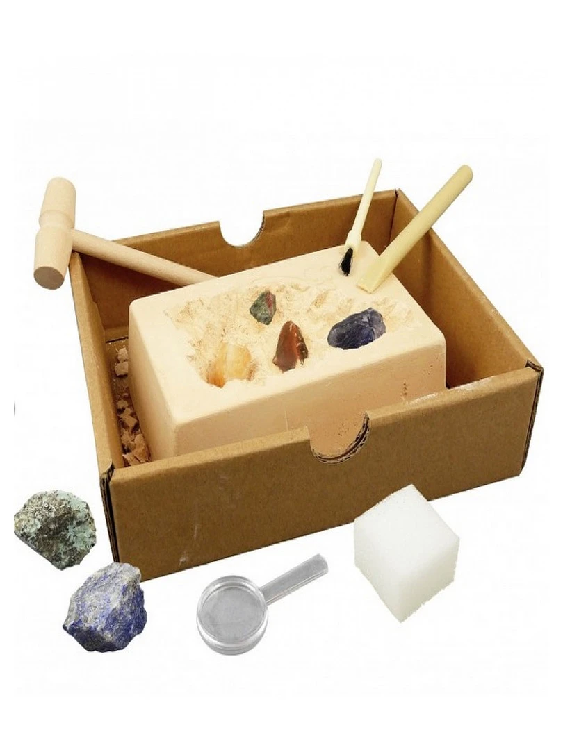 Kit Roches Et Mineraux Pierres Précieuses À Déterrer N/A