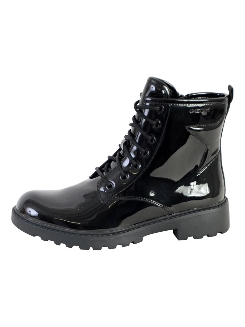 Bottes Geox Enfant Fille J Casey Noir