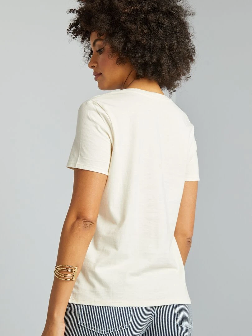 T shirt basique   Blanc