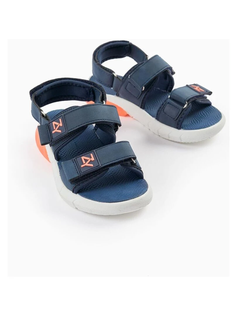 Sandales avec Lumières pour Garçon 'Superlight ZY' Bleu foncé