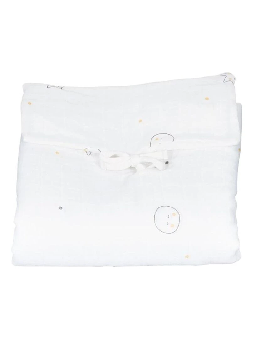 Matelas à langer nomade en coton Bio blanc SAUTHON Blanc