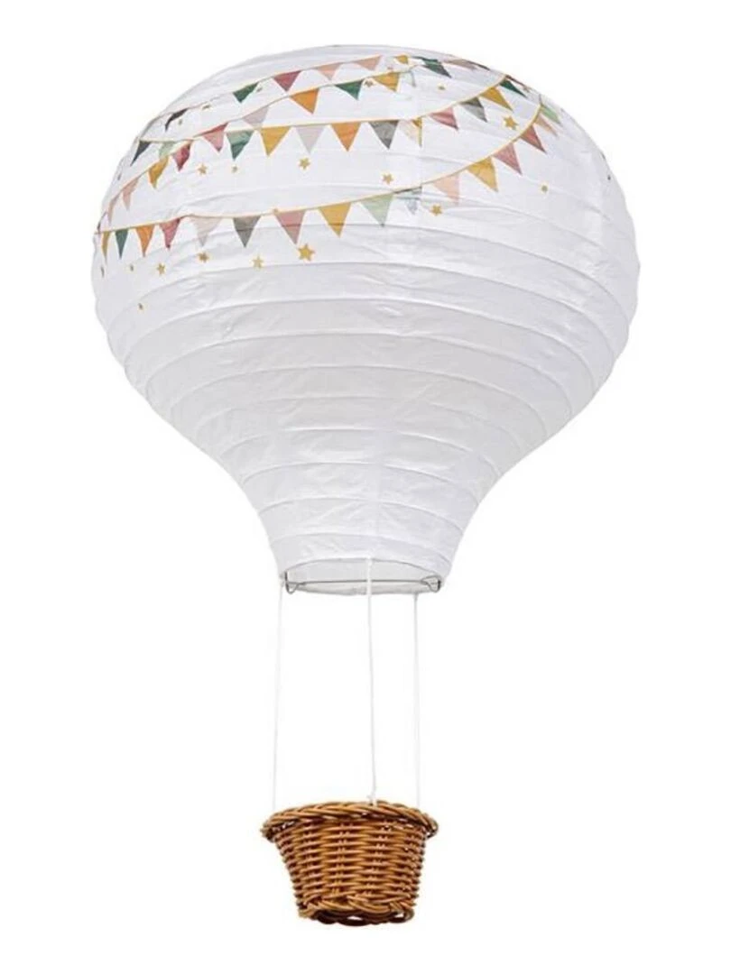 Suspension papier fanions D30 Blanc