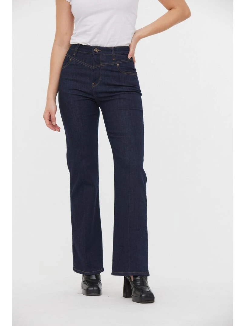 Lee Cooper Jean coton flare JILIANE Bleu