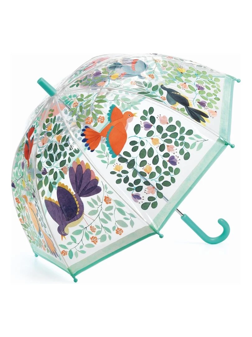 Parapluie Fleurs et Oiseaux Beige