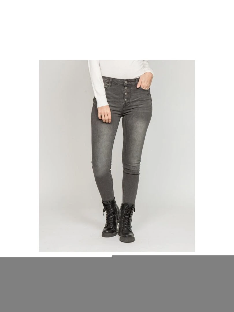 Jean slim gris EFFY Gris