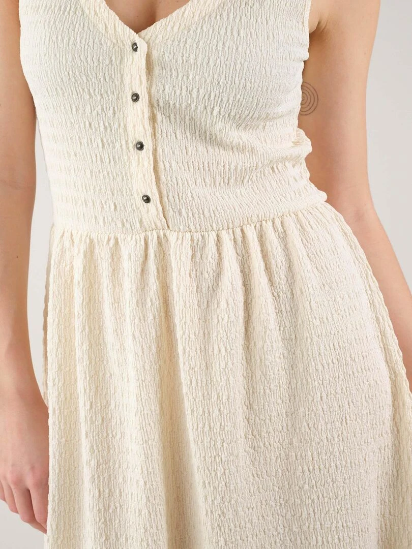 Robe sans manches pour femme 'Deeluxe'   Blanc