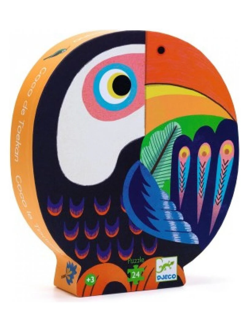 Puzzle Silhouette Coco Le Toucan 24 Pieces N/A