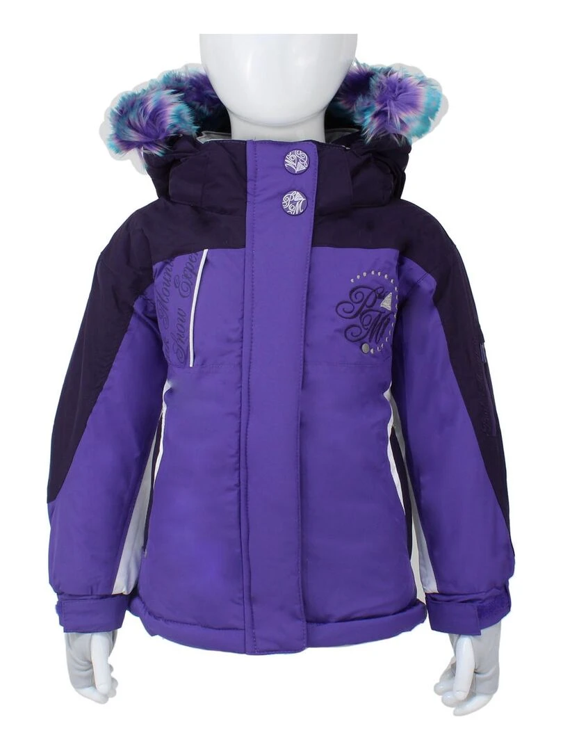 Blouson de ski fille FALAZA   PEAK MOUNTAIN   Violet