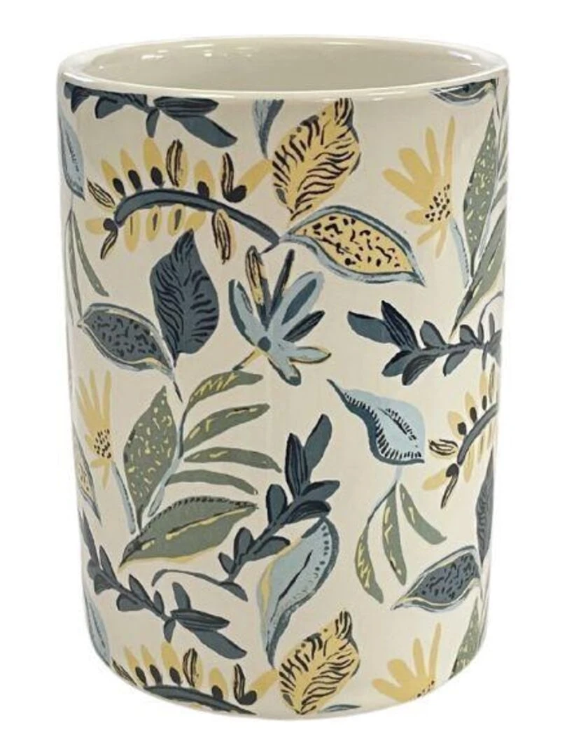 Guy Levasseur   Set de salle de bain  en céramique bleu   Bleu