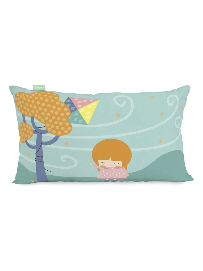 Housse de coussin Kite "Happyfriday" Blanc