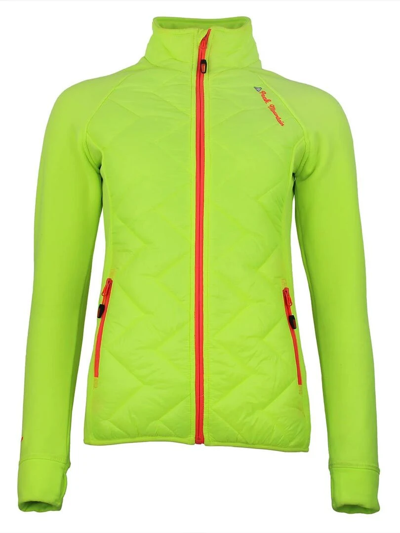 Blouson polarshell bimatière femme ACER Jaune