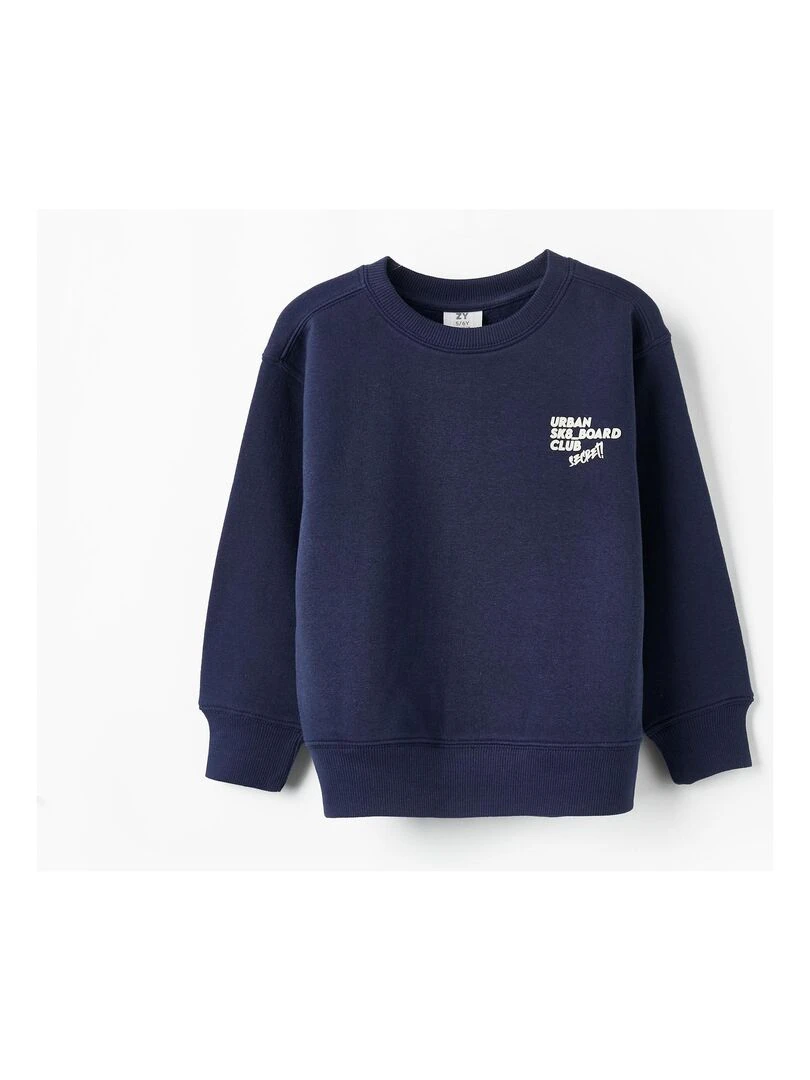 Sweat à capuche pour garçon Skater's’ Dictionary Bleu foncé