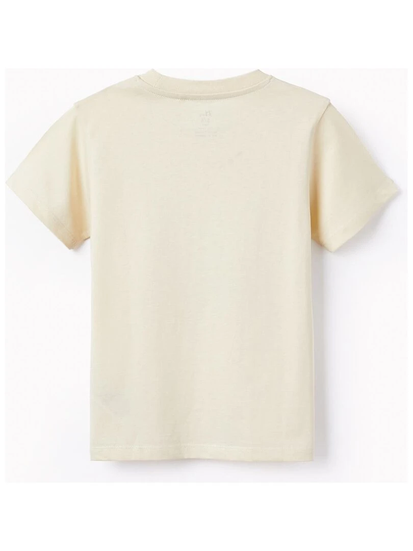 T Shirt De Coton Pour Garçon 'Havana' manches courtes Blanc