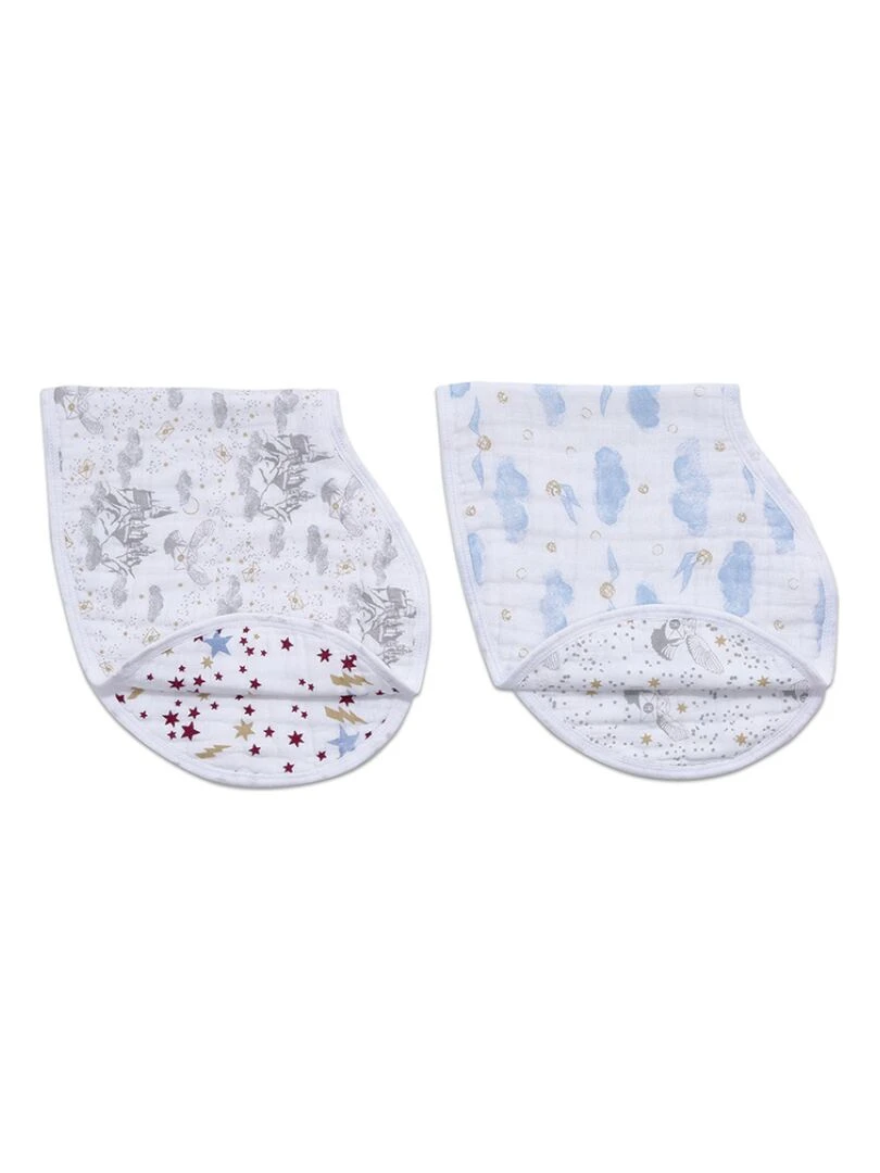 Lot de 2 bavoirs protection d'épaule Harry Potter Gris