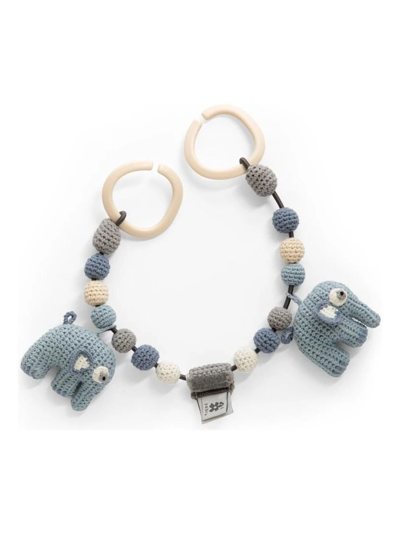 Chaîne de landau crochet Fanto bleu poudre Sebra Bleu