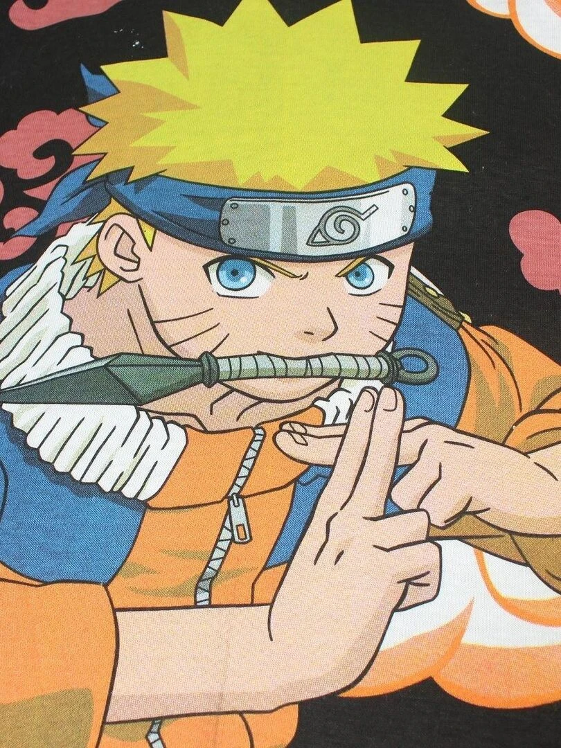 Naruto   Ensemble ​​T shirt short garçon Imprimé Naruto   Gris