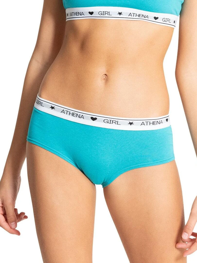 Lot de 2 boxers Coton Ultra Doux by   Fille   Gris Bleu