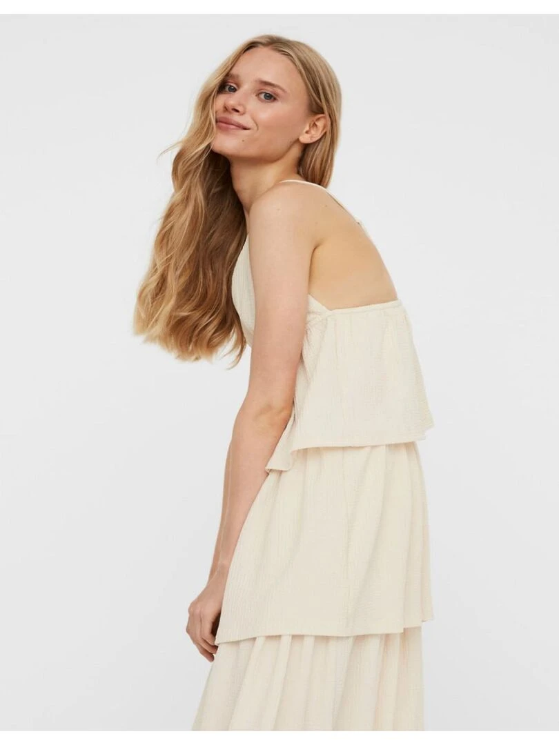 Robe longue Vero Moda   Blanc Blanc