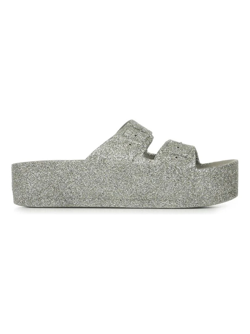 Mules Cacatoès Caipirinha Glitter Gris