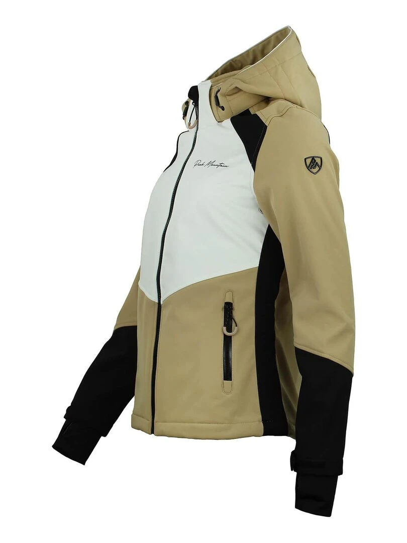 Blouson softshell femme AMETIS   PEAK MOUNTAIN   Doré/or