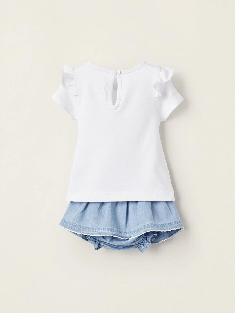 Ensemble de 3 Pièces pour Nouveau née NATURE TAKEOVER Blanc