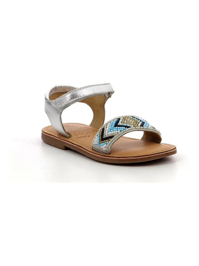 Sandales Cuir Capearls Argent