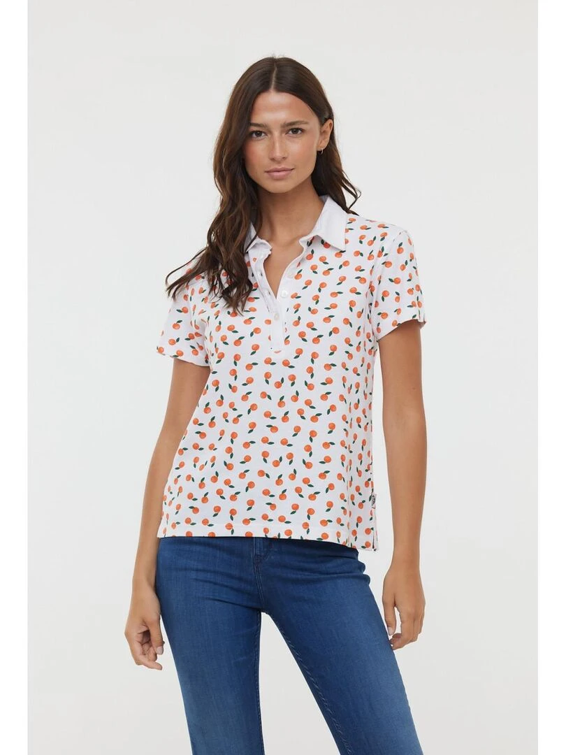 Lee Cooper   Polo manches courtes coton regular BRUME MC   Blanc