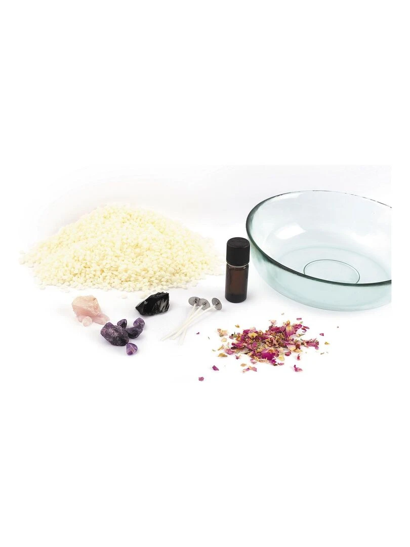 Bougie lithothérapie à faire soi même   N/A