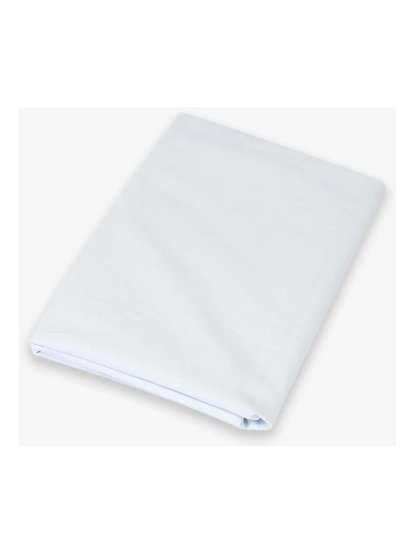 Drap plat lit bébé bébé Trois Kilos Sept Bleu