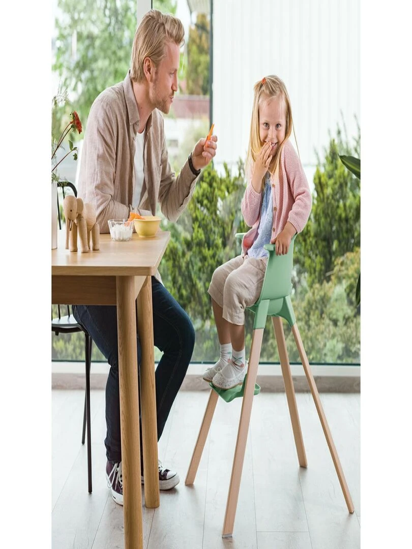 Chaise haute Stokke® Clikk™ vert trefle (Clover Green) Vert