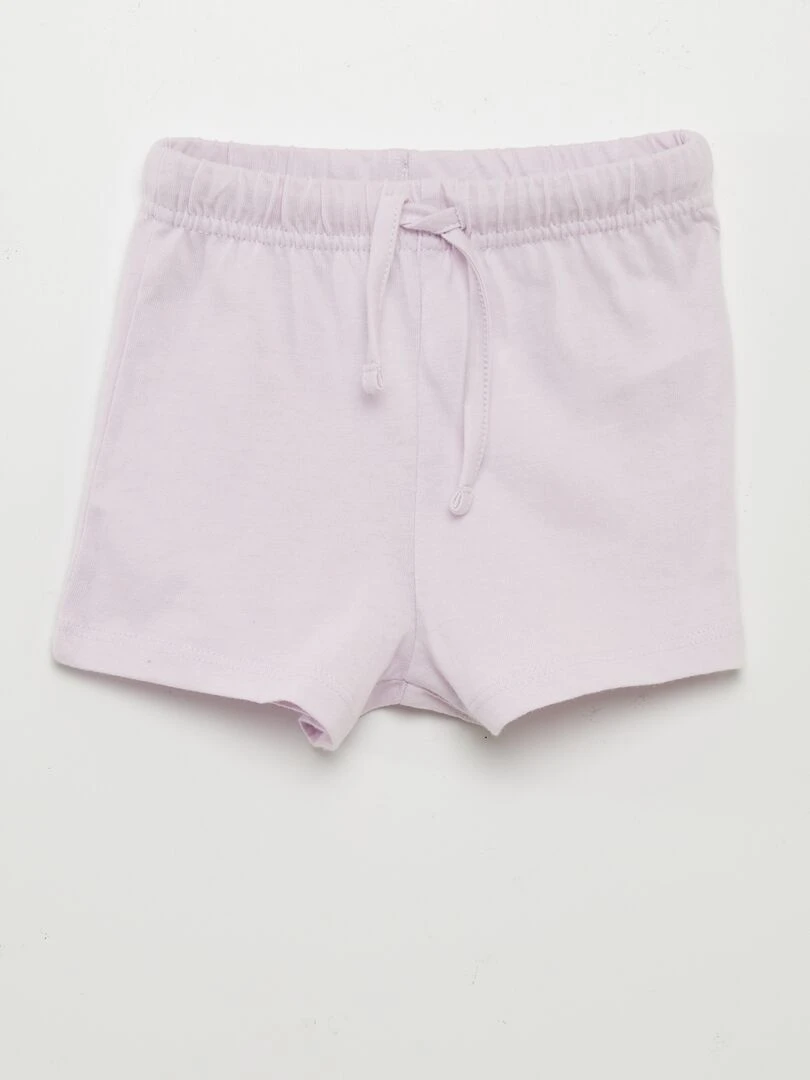 Ensemble short + t shirt 'Pat' patrouille'   Violet