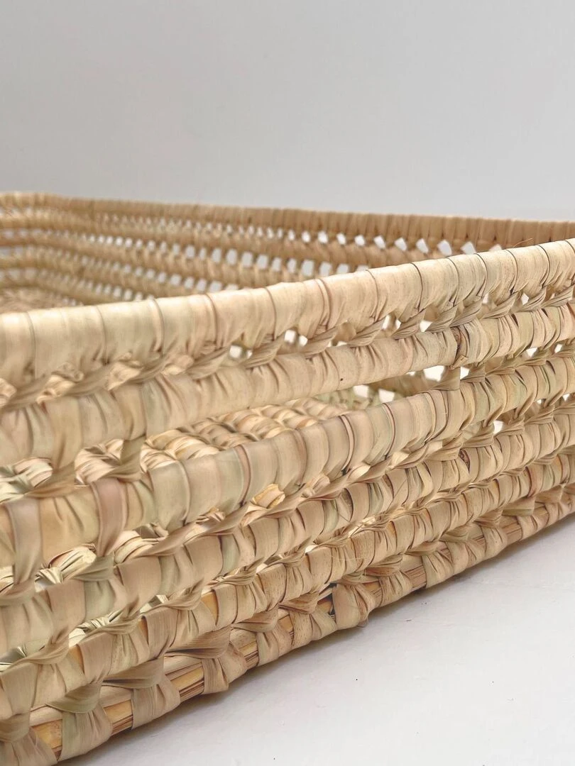 Panier à langer Osier rectangle Beige