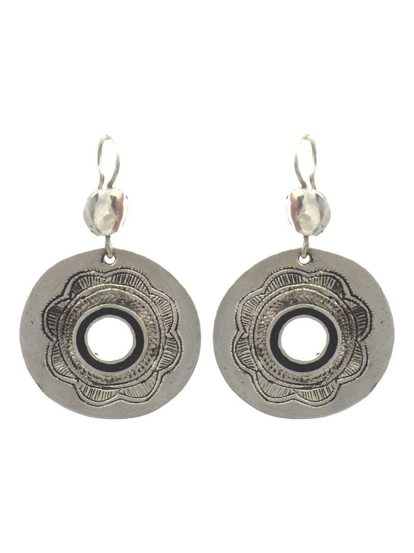 Boucles d'oreille touareg en argent Bijoucolor Argent