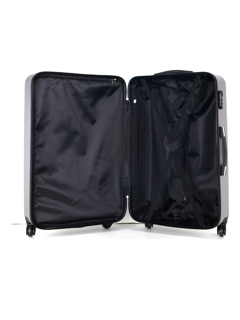 HERO   VALISE GRAND FORMAT ABS LIPARI B  75 CM 4 ROUES   Gris