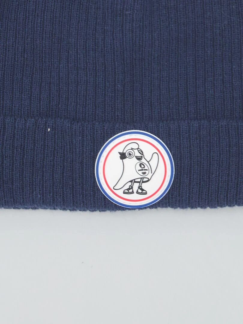 Bonnet en maille   Paris 2024   Bleu foncé