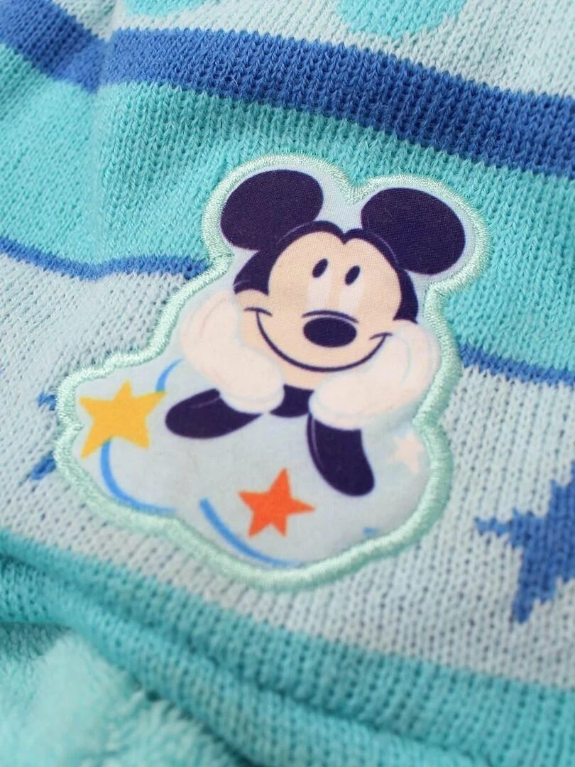 Disney   Bonnet garçon imprimé Mickey   Bleu