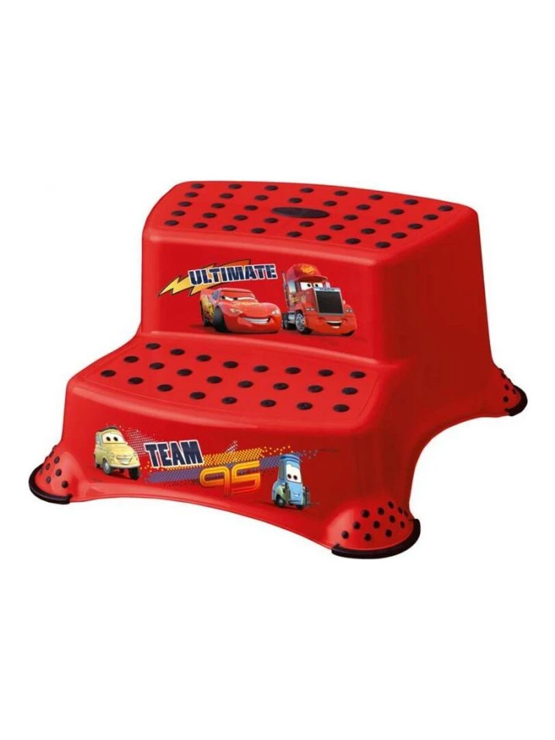 DOUBLE MARCHE PIEDS ANTIDÉRAPANT DISNEY "CARS" Rouge