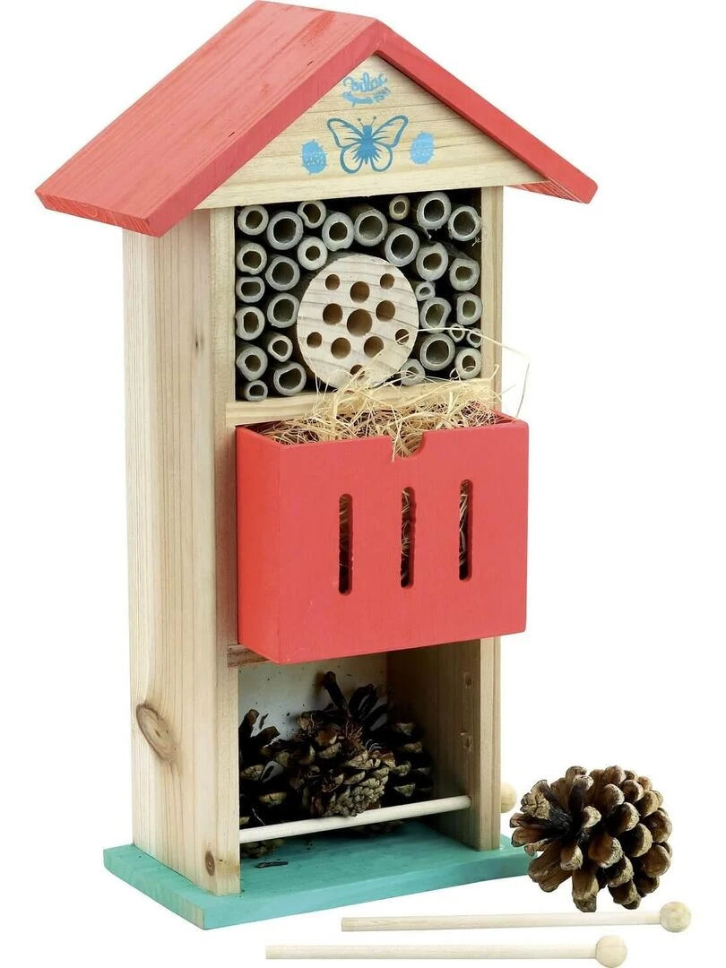 Hotel à insectes en bois N/A