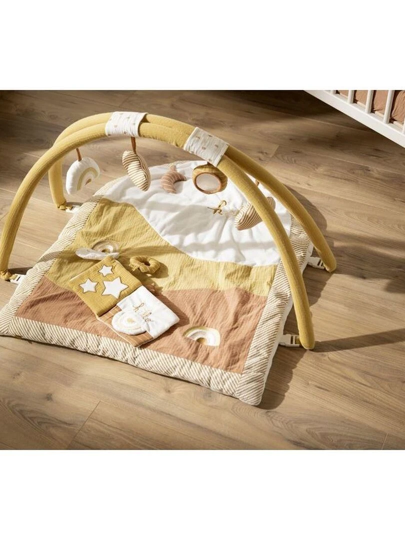 Tapis d'éveil avec arches Sunlight   Ecru