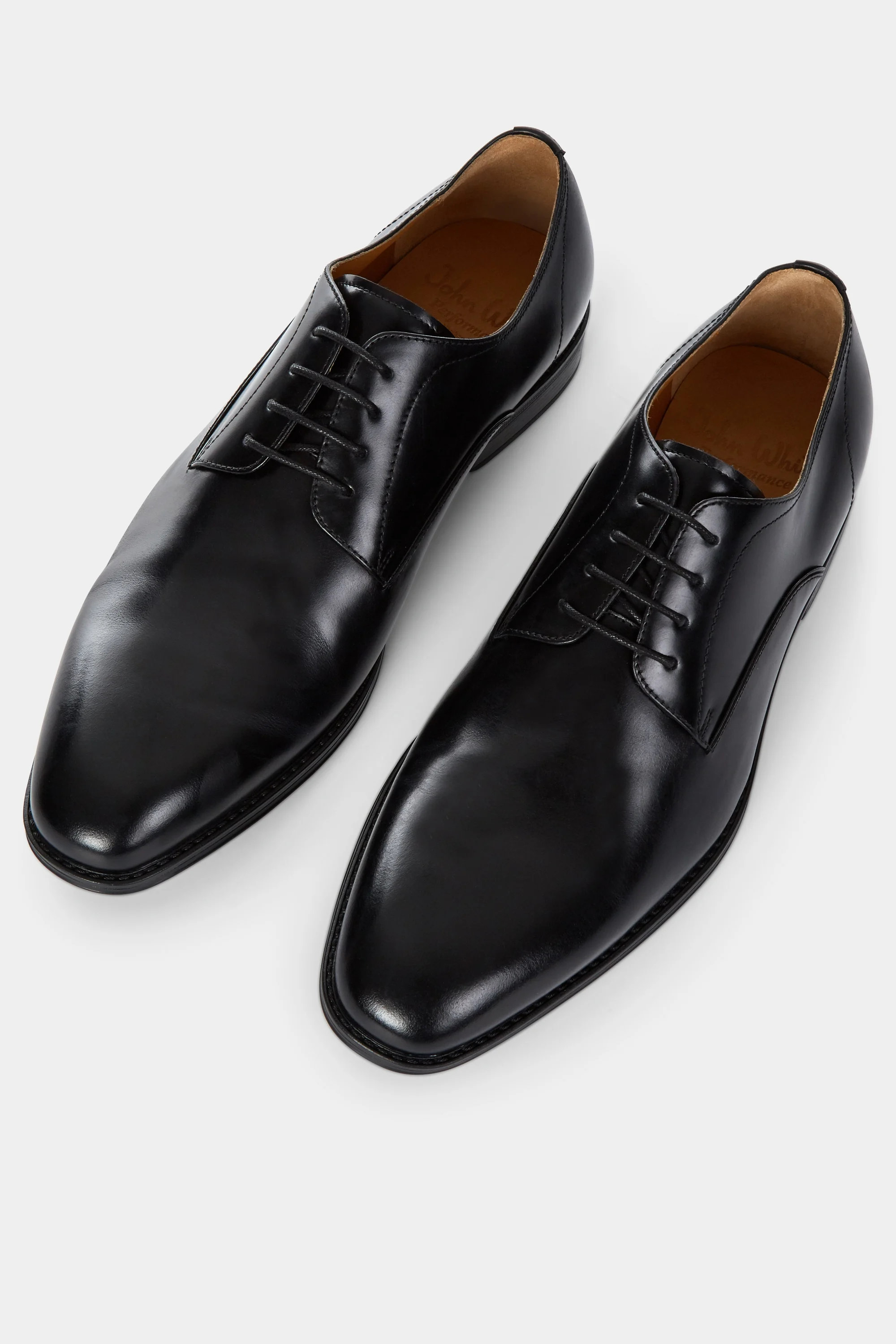 John White Alberta Black Performance Derby Shoes   Buy Online at Moss