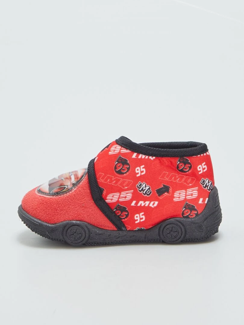 Chaussons à scratch 'Cars'   Rouge