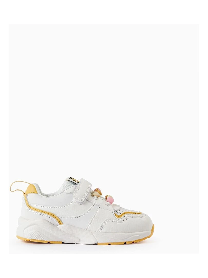 Chaussures avec Applications pour Bébé Fille GREAT GOALS GREAT WORLD Blanc