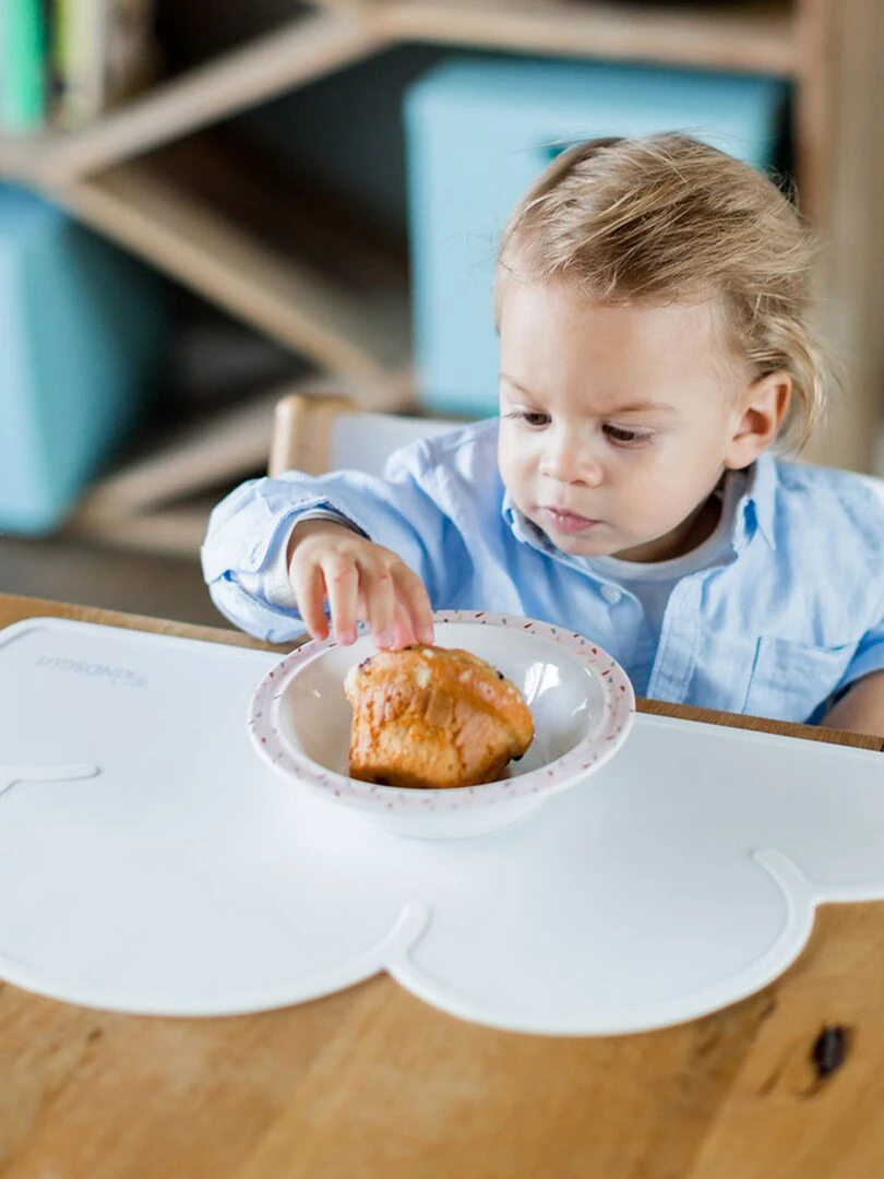 Set de table en forme de nuage en silicone   Blanc
