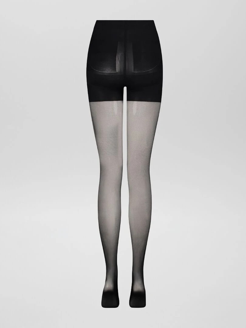 Collants power push up 40D 'Bye Bra'   noir