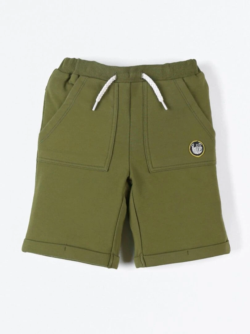 Short bermuda en molton  kaki   Noukie's   Vert